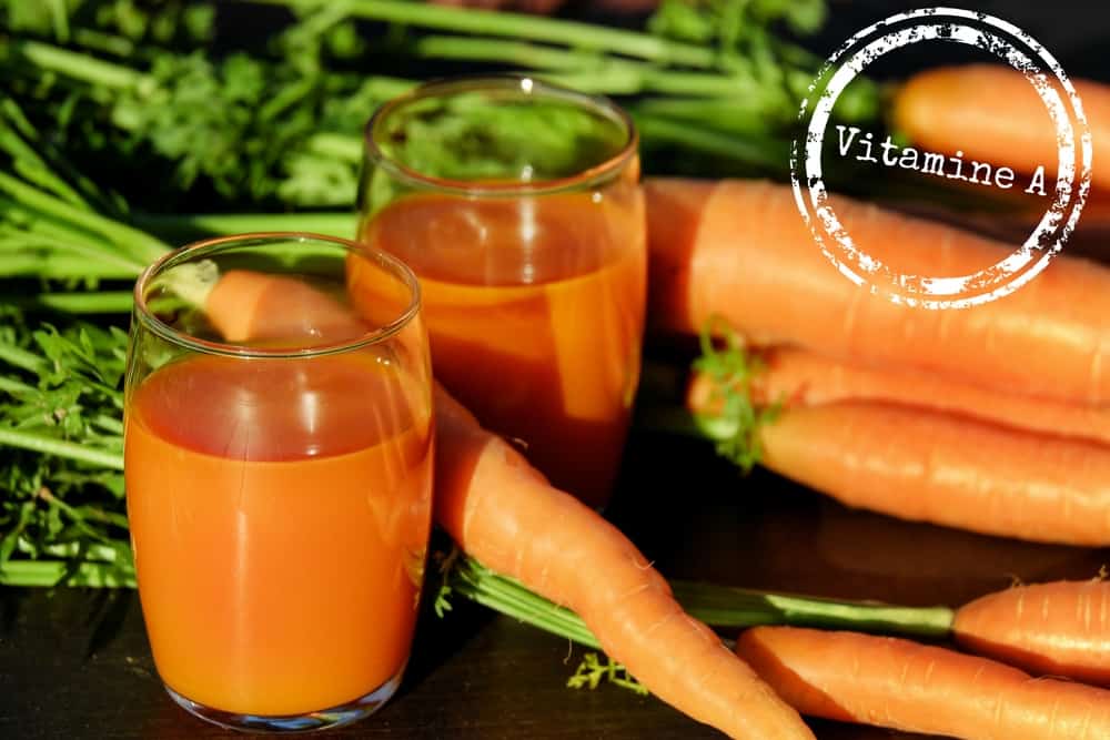 La vitamine A dans la carotte