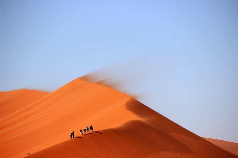 Dunes rouges à Dubaï
