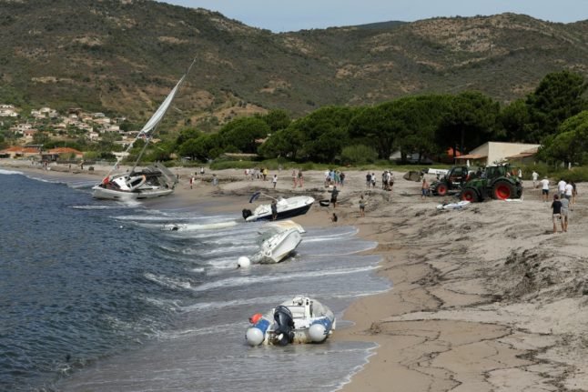 Cinq morts après le passage de vents de 200km/h en Corse