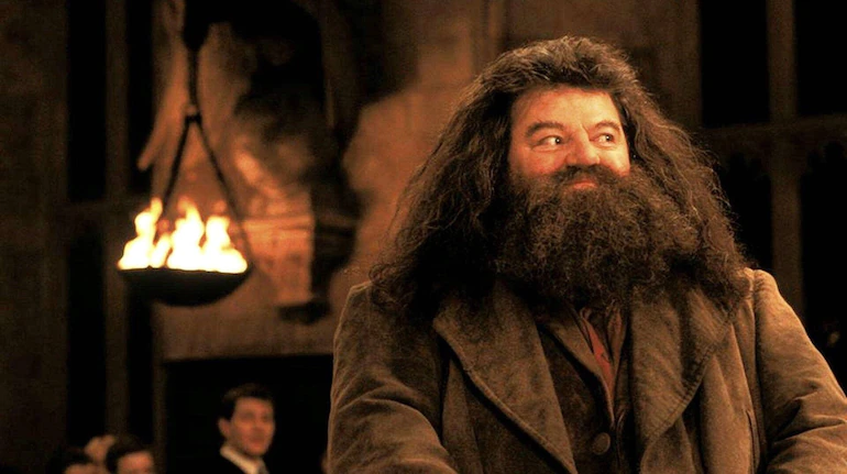 Robbie Coltrane en tant que Hagrid